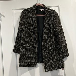 Sparkle Black and Gold Blazer NWT